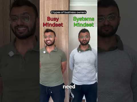 busy vs systems mindset #Shorts