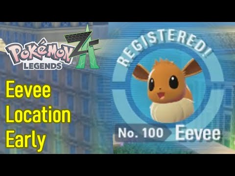 Pokemon Legends: Z-A Eevee Location Early Game, How to Get Eevee EASILY