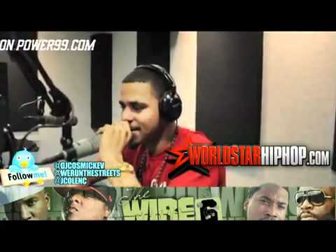 J. Cole Freestyle On Power 99 Over "I'm a Boss" & "Otis" [HQ]