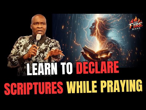 YOU MUST LEARN HOW TO DECLARE SCRIPTURES WHILE PRAYING FROM TODAY- Apostle Joshua Selman