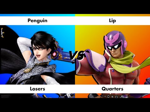 Top Blastzone 14 (Top 8) - Lip (Captain Falcon) VS Penguin (Bayonetta) - Losers Quarters