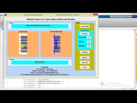 Barcode Reader Using Image Processing Matlab Project Code