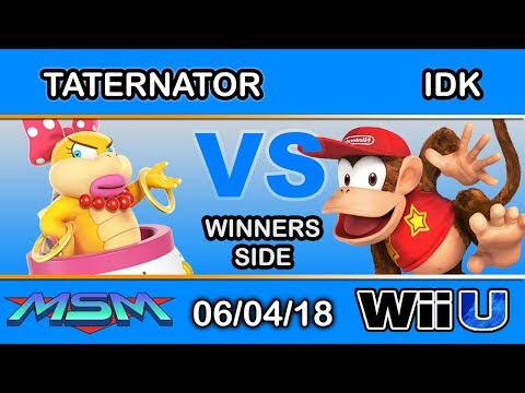 MSM 149 - Kh | Taternator (Wendy) Vs. HiD | iDK (Diddy Kong) Winners Side - Smash 4