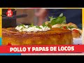 Sandwich De Pizza Pollo Al Disco Con Papas Española Casatta Siciliana ARIEL EN SU SALSA