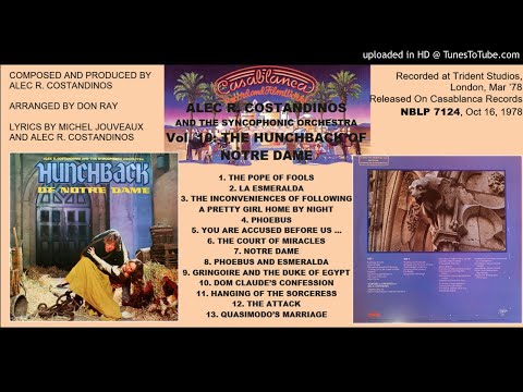 Alec R. Costandinos Vol. 10: Hunchback Of Notre Dame [Full Album, Vol. 1] (1978)