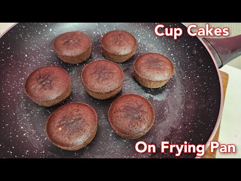 Cup Cakes on FRYING PAN 🧁🍳 | Cup Cakes recipe | Anjum's Food