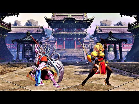 Kyoshiro Senryo vs Charlotte (Hardest ) Samurai Shodown