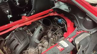 Porsche Cayman 987 B.M - Removing intake to check all 6 injectors