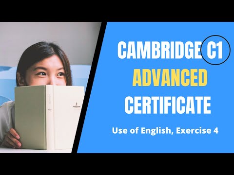 🎓 Cambridge Advanced C1 English Exam Lesson. Use of English, Exercise 4 (Key Word Transformation).