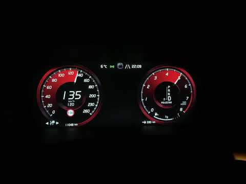 Volvo S60 T5 250HP R-Design Polestar Engineered 0-205 KMH acceleration (2020)