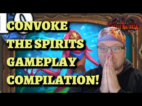 Convoke the Spirits GAMEPLAY COMPILATION - Is Convoke Good? (Hearthstone Murder at Castle Nathria)
