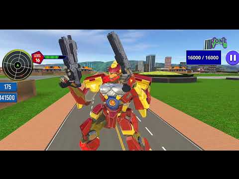 Shark Robot Car Game 21: Blue Tornado Robot Bike 3d - Android Gameplay