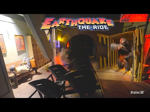 EARTHQUAKE Dark Ride - Subway ride & Angry Gorilla | Tourist Attraction 2023
