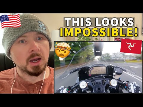 American Reacts to Peter Hickman - Isle of Man TT Full Lap - POV Chin Camera
