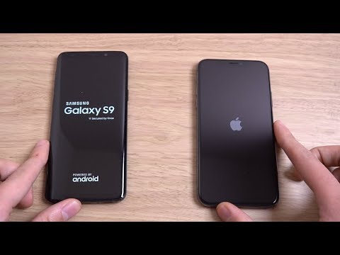 Samsung Galaxy S9 vs iPhone X - Which is Fastest?