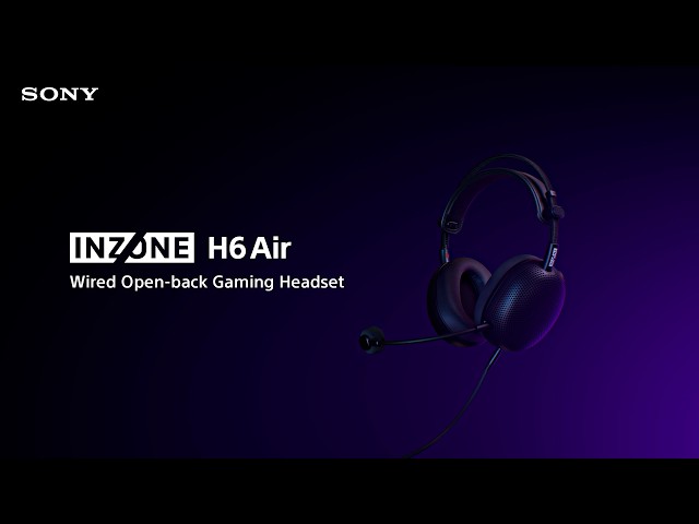 Auriculares Sony INZONE H6 Air con cable USB-C y 360 Spatial Sound Gaming Negro video