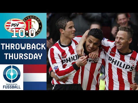 10:0! PSV schießt Feyenoord zweistellig ab | PSV Eindhoven - Feyenoord Rotterdam | 2010/11