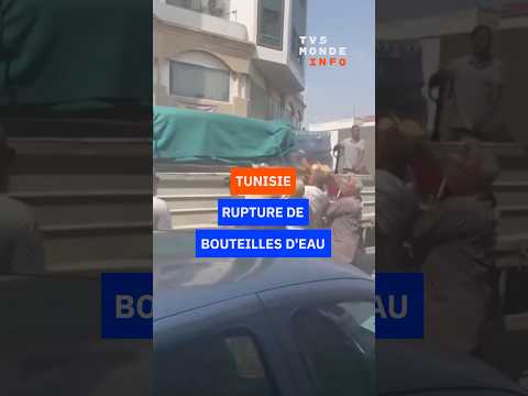 Tunisie : rupture de bouteilles d'eau