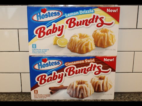 Hostess Baby Bundts: Lemon Drizzle & Cinnamon Swirl...