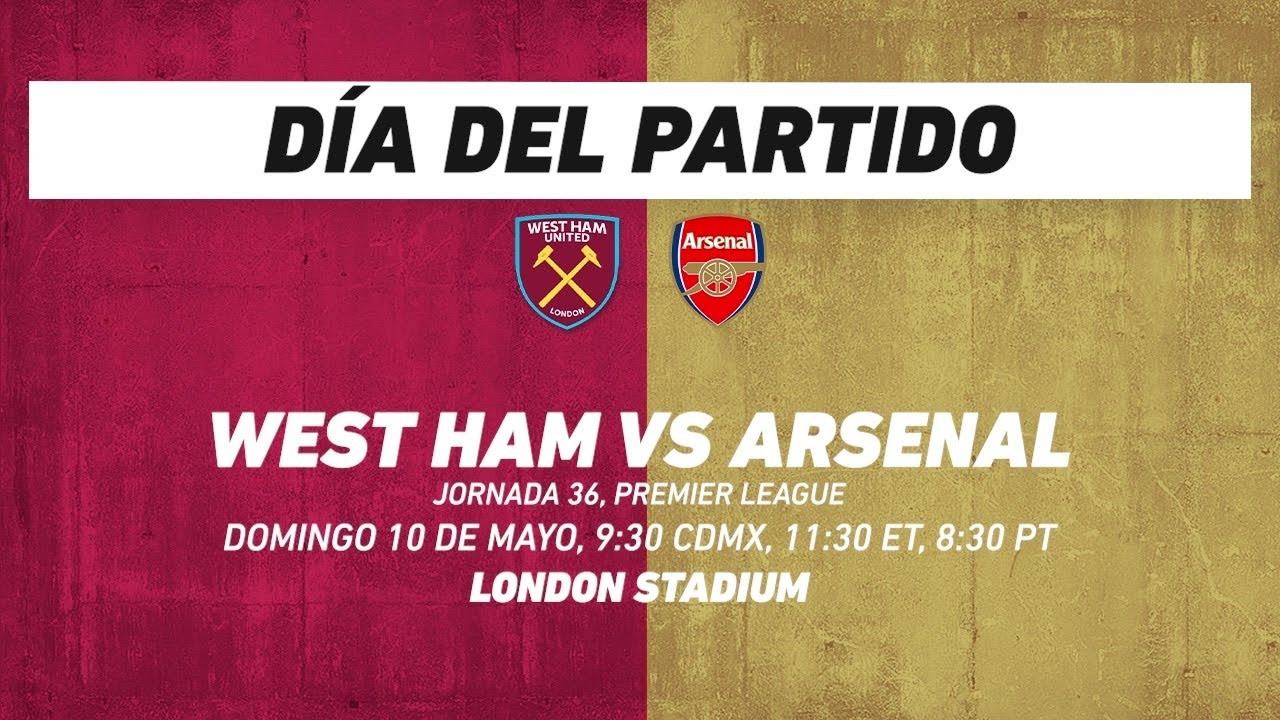 West Ham vs Arsenal, frente a frente: Premier League