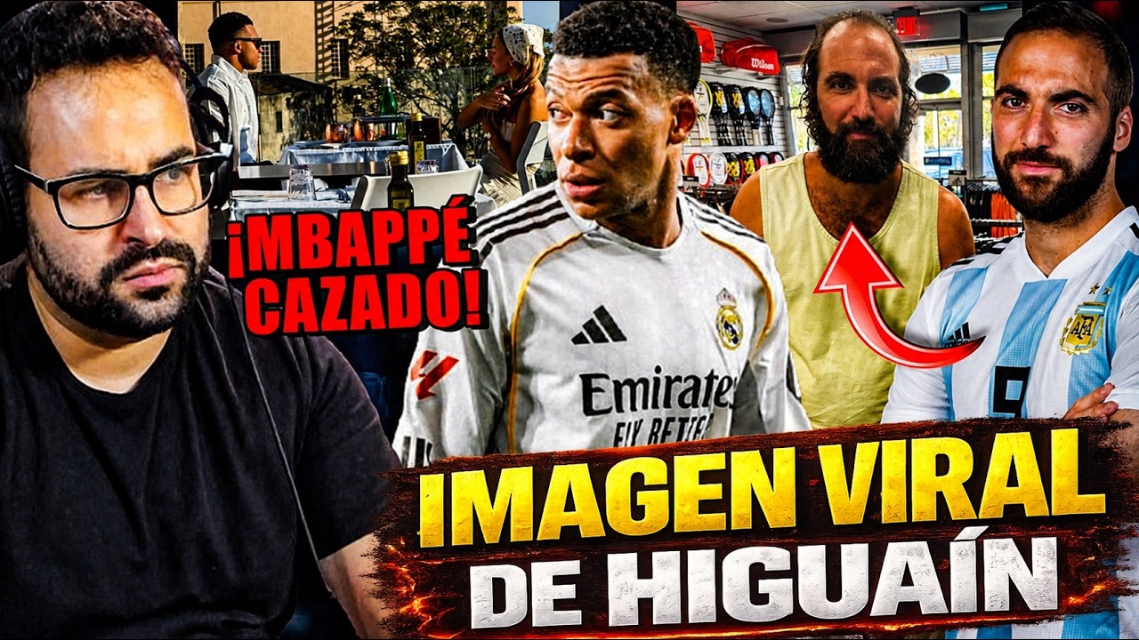 🚨La IMAGEN VIRAL de HIGUAÍN sobre su FÍSICO - ¡MBAPPÉ CAZADO en PLENA LESIÓN! ARDE el MADRIDISMO