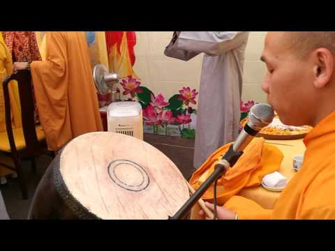 NGHE TIẾNG TRỐNG CỦA THÀY THÍCH PHÁP NHẪN  TẠI CHÙA THIỆN MINH LION