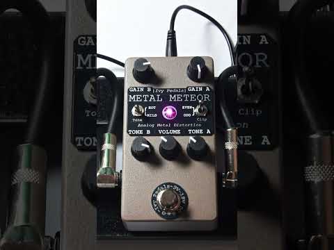 Ivy Pedals Metal Meteor analog metal distortion - Vintage Brown 2026 image 13