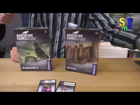 Adventure Games Kurzerklärer - Kosmos - SPIELWARENMESSE 2019 - Nürnberg - Spiel doch mal...!