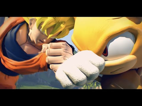 Sonic vs Goku: 3D Animation! (Sonic The Hedgehog vs Dragon Ball Super)