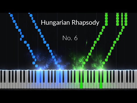 Liszt - Hungarian Rhapsody No. 6 [Piano Tutorial]