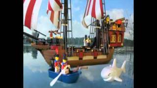 preview picture of video 'Lego pirater i Handskerydssjön'