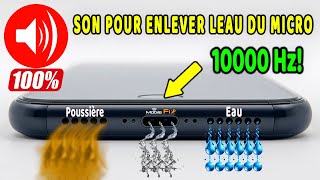 Son Pour Enlever L'eau Du Micro Iphone