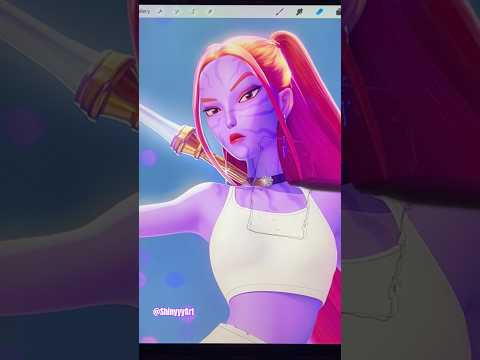 💜 Mira as a Demon ✨ #kpopdemonhunters #mira #transformation #glowup #rumi