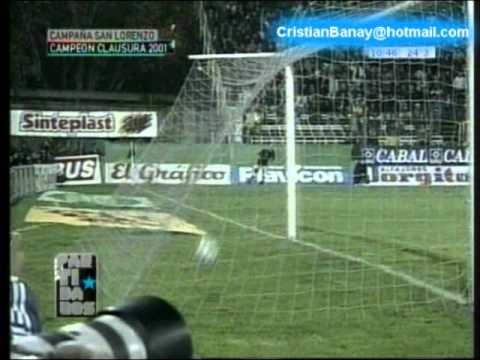 Argentinos 0 San Lorenzo 2 Clausura 2001 (Resumen del Partido )