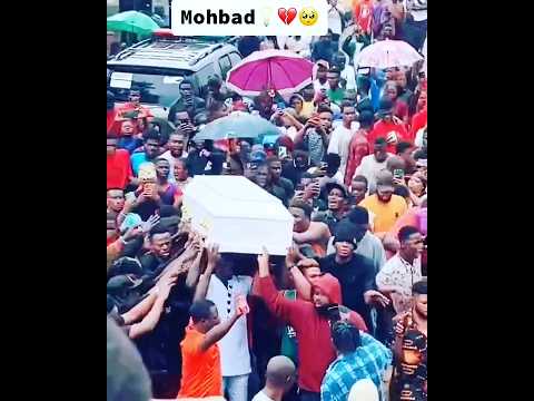 Moment Large Crowd Carried Mohbad Càsk£t To The Land of No Retùrn.. Imole💔🕊#mohbadburiàl