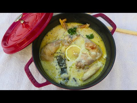 🍗 POULET A LA CREME, la Recette facile et Gourmande! 💕