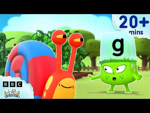 阿法蘭德最好笑的爆笑瞬間！ | 兒童識字拼寫學習合輯 | Alphablocks (The Funniest Moments in Alphaland! | Learn to Read and Spell for Kids Compilation | Alphablocks)