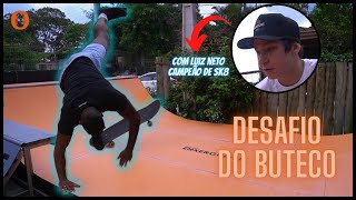 DESAFIAMOS O BI CAMPEÃO BRASILEIRO DE SKATE | @LuizaMarchiori