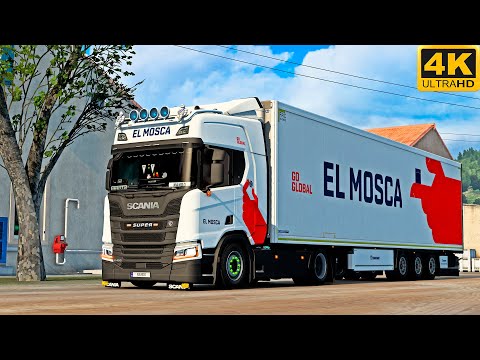 [G29] ETS2 (4K 60FPS) | PROMODS | SCANIA R450 | BASTIA 🇫🇷 - MURCIA 🇪🇸 | NIGHT DRIVE