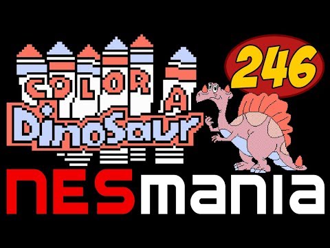 246/714 Color a Dinosaur - NESMania