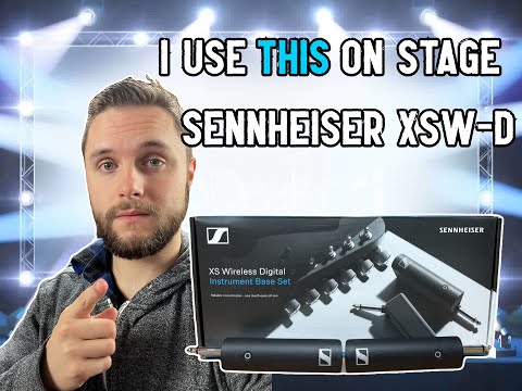 Sennheiser XSW-D Instrument Base Set, Digital Instrument Wireless System for Guitar, Bass, Keys (any 1/4") Transmitter and Receiver image 13