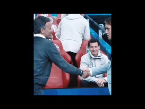 Luis Enrique 🤝 Roberto Mancini ❤️ ! Respect