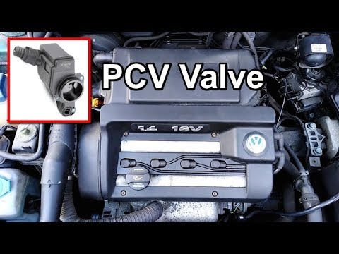 PCV Valve Location - Volkswagen Golf and Bora Mark 4