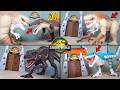 All Jurassic World Dinosaurs T REX SPINOSAURUS D REX MOSASAURUS Final Battle Full Movie
