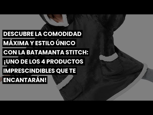 Vídeo relacionado con Disney Sudaderas con Capucha para Niña, Sudadera Batamanta de Polar Stitch Minnie Bata Manta Oversize Niños Talla única (Rojo)