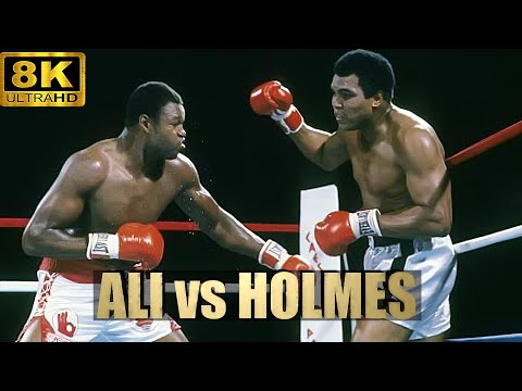 Muhammad Ali vs Larry Holmes | LEGENDARY TKO Boxing Fight | 8K Ultra HD