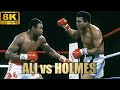 Muhammad Ali Vs Larry Holmes LEGENDARY TKO Boxing Fight 8K Ultra HD