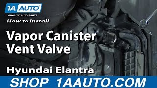 How To Install Replace Vapor Canister Vent Valve 2001-06 Hyundai Elantra