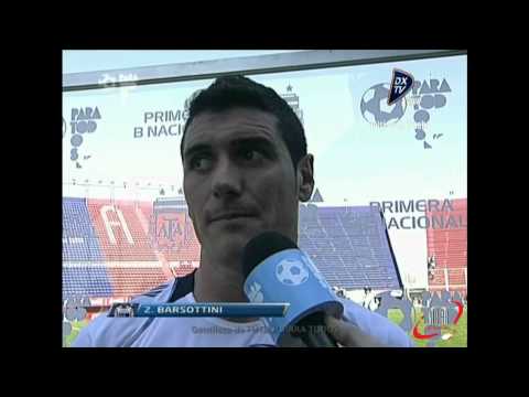 DECLARACION BARSOTTINI - CHIGAGO 1 GIMNASIA LA PLATA 1 - B NACIONAL FECHA 4 (02 09 2012)
