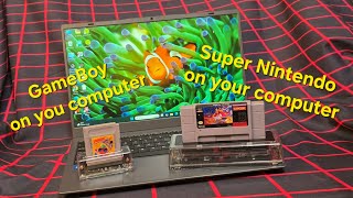 Original Carts on your computer.  With Epilogue GB Operator and SN Operator